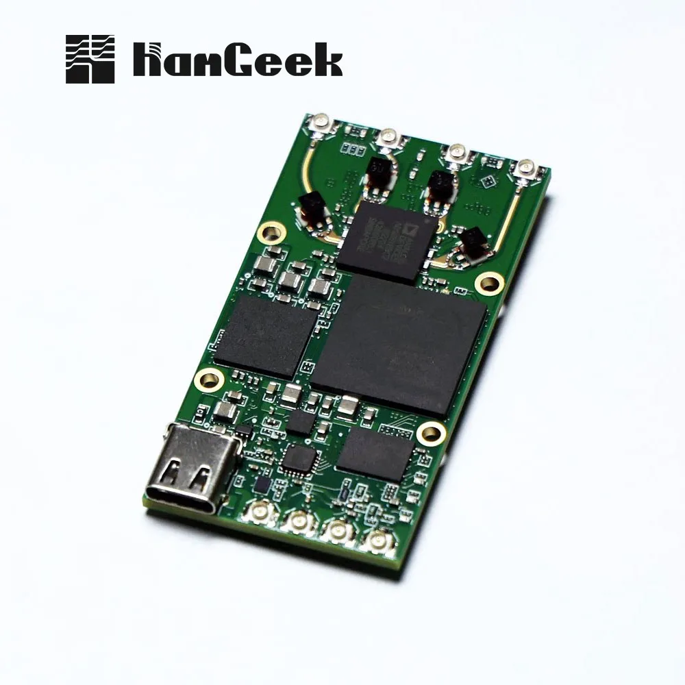 HamGeek Tiny B210 70MHz-6GHz Software Defined Radio Development Board SDR Support for Linux System