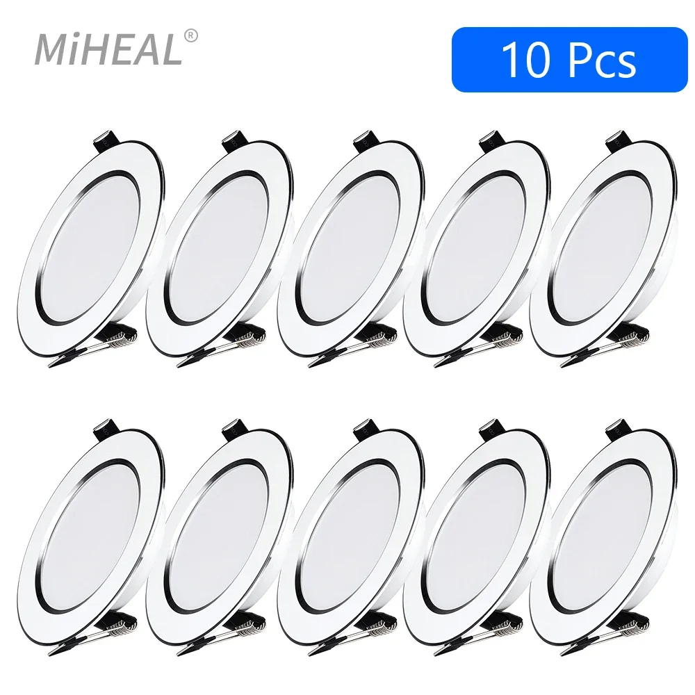 LED Downlight 5W 9W 12W 15W LED Ceiling Lights Round Recessed Lamp Dimmable Waterproof LED Spotlight For Bathroom Room
