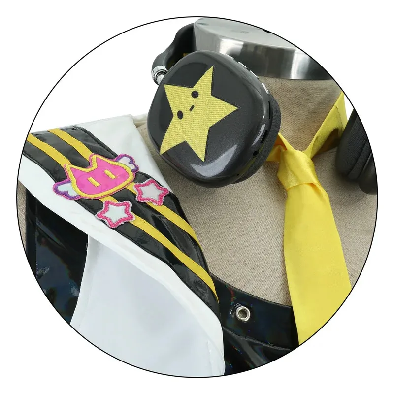 【Wetrose】 Kostum Cosplay Muse Dash Len Set Lengkap Kulit Lucu untuk Panggung dengan Wig Halloween Natal
