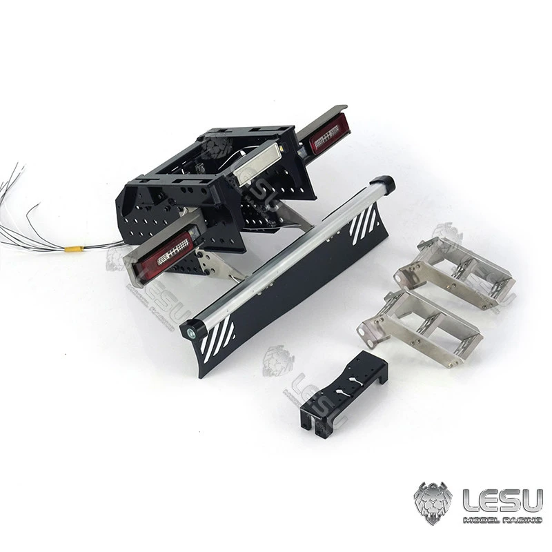 LESU Metal Rear Beam Bumper Light For 1/14 RC Tamiya Tractor Truck Model Remote Control Toys Car for Adults Th16991