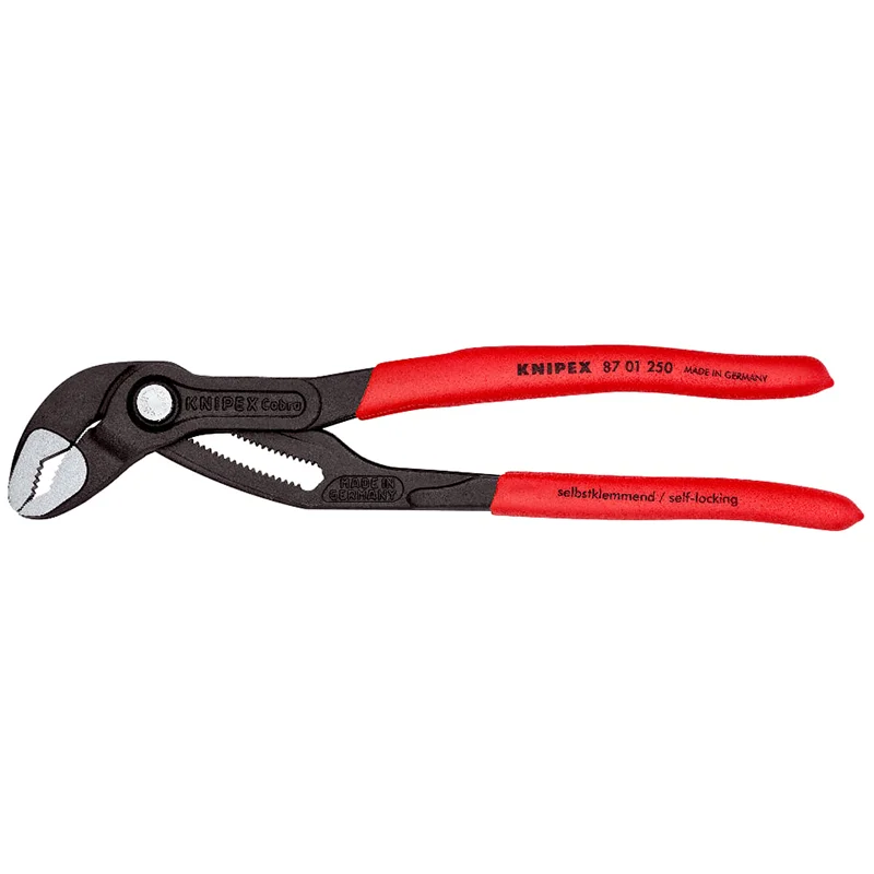 KNIPEX 00 31 20 V01 Set of Water Pump Pliers 87 01 180 & 87 01 250 High Quality and Extended Service Life