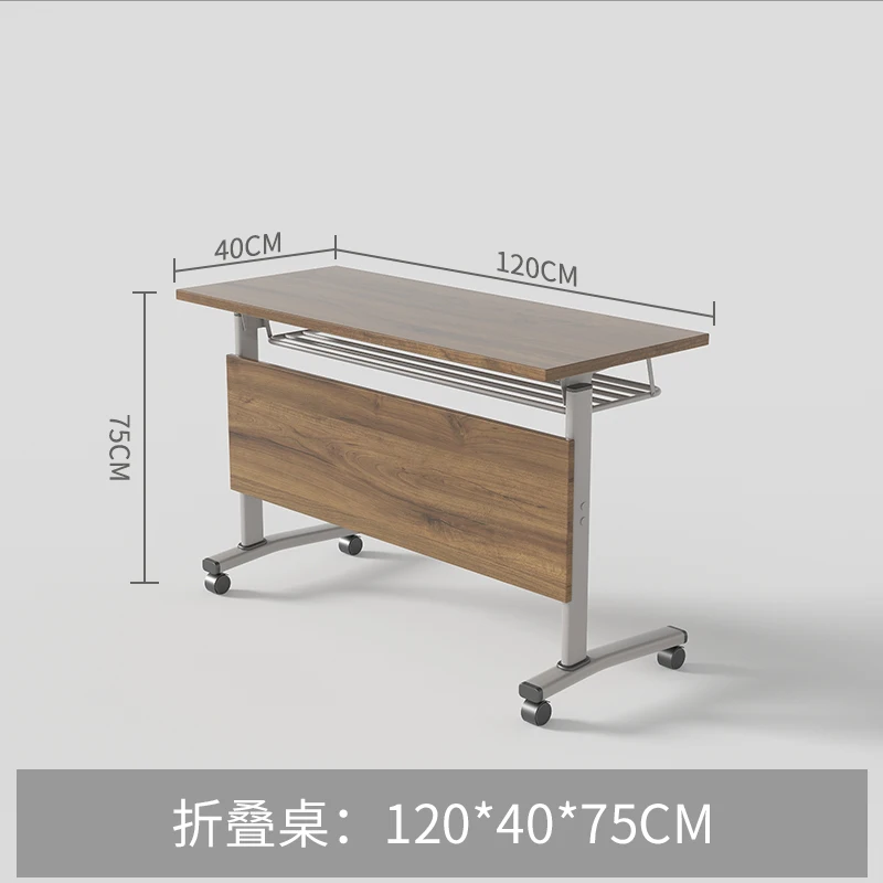 Movable conference table, conference room, training table and chair combination bar table, splicing classroom desk and chair