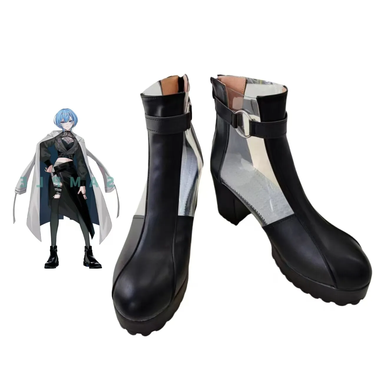 Virtual YouTuber Hoshimachi Suisei Cosplay Boots Shoes Halloween Accessory Boots