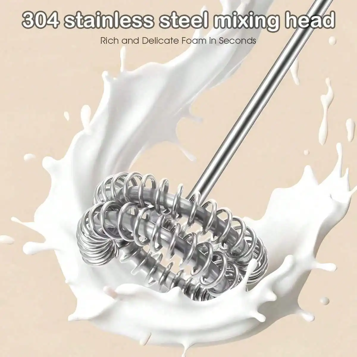 Milk Mixer, Double Headed Egg Beater, Electric Small Household Handheld Mixer, Frother, Coffee Maker