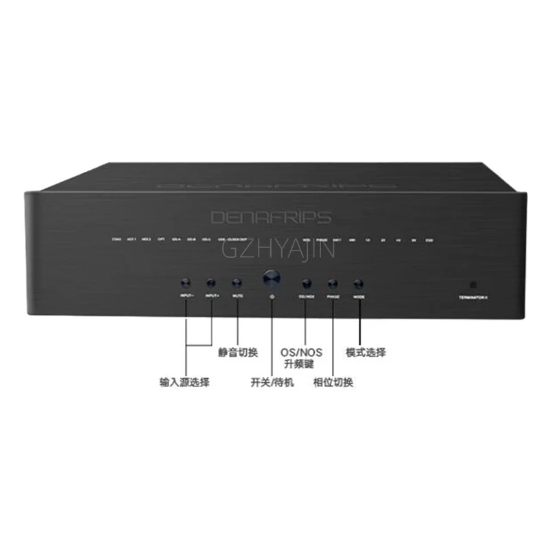Denafrips TERMINATORII12th-1 Resistor diskret R2R dekoder DAC seimbang penuh PCM1536 DSD1024 DAC R2R tangga 32Bit AMANERO USB