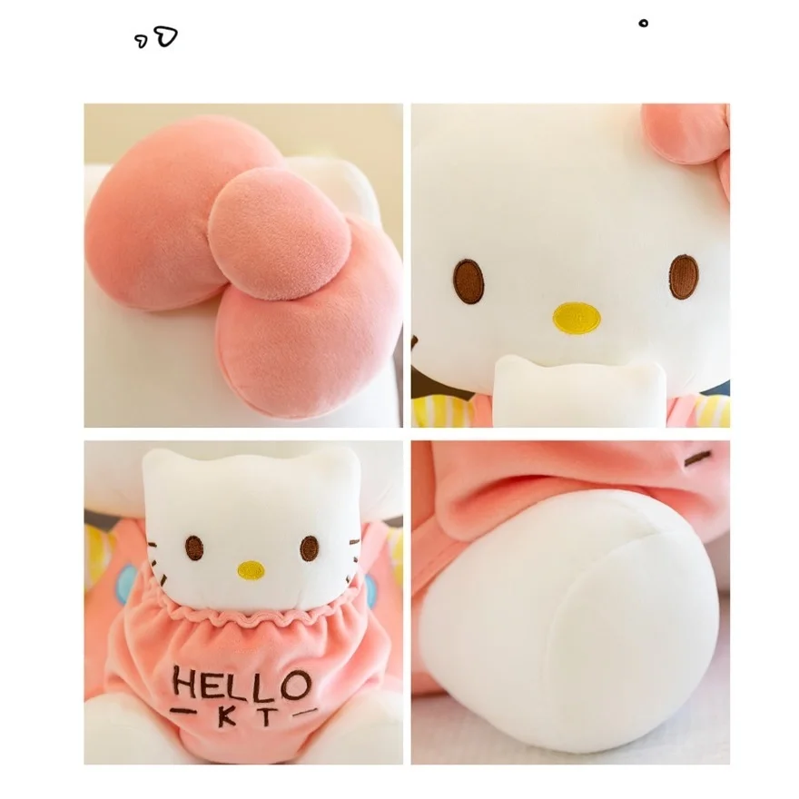 Peluches de dibujos animados Kawaii para niña, juguetes de peluche de Hello Kitty, muñeco de Animal de peluche, Gato Snario, Peluches de Anime de