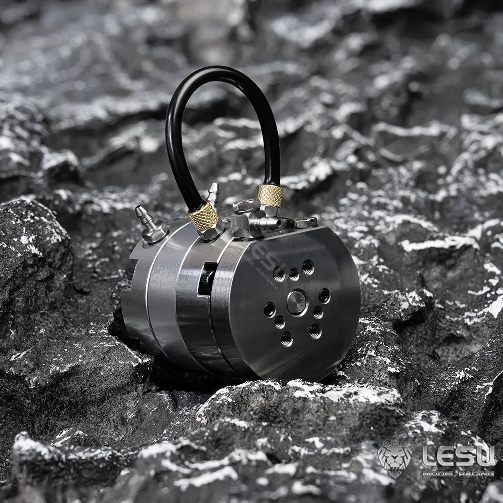 LESU RC 1/14 Hydraulic Model Excavator Metal Hydraulic Turntable Oil Slip Ring Y-1529 Truck DIY Upgrade Accessory Toy