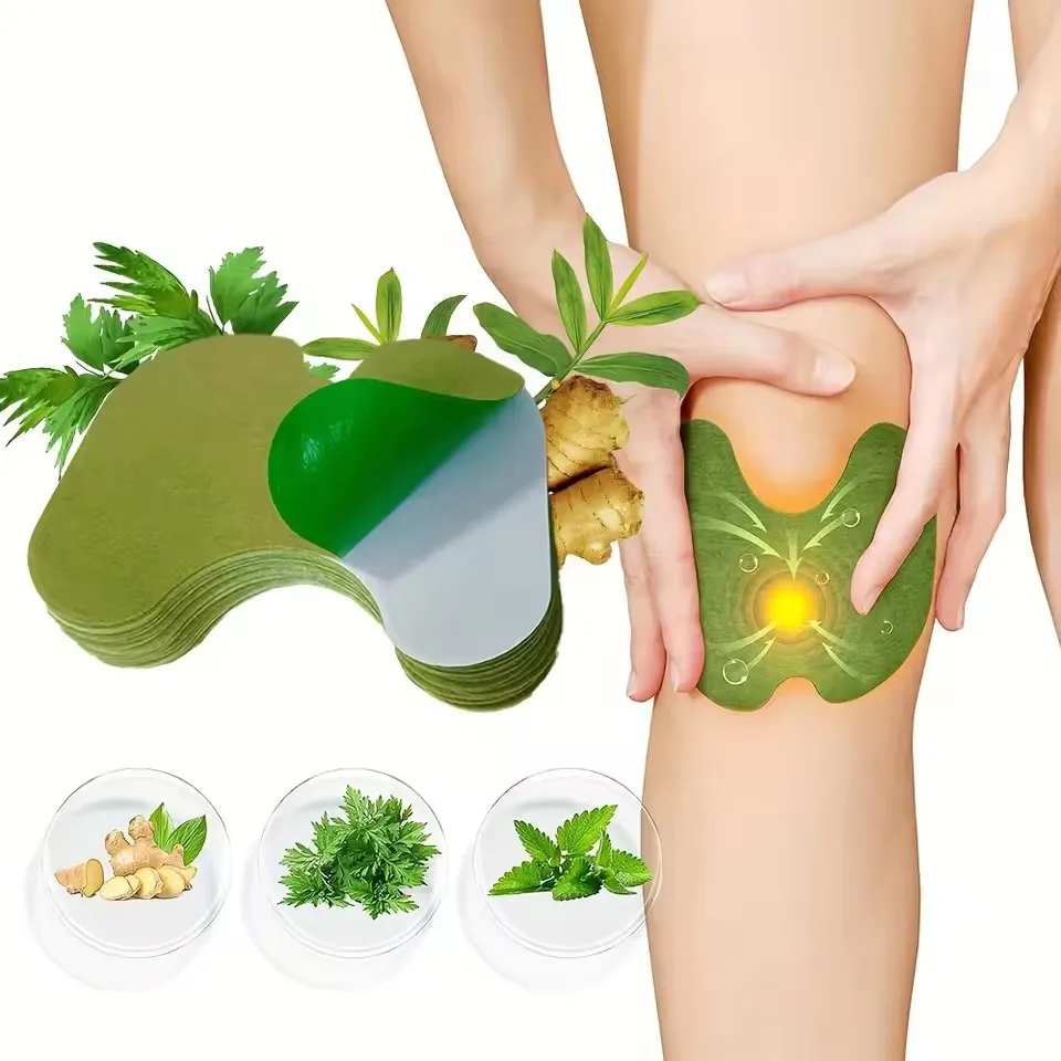 

Knee Protection Patch Neck Shoulder Wormwood Heat Patch Sport Relief Long-lasting Warm Knee Patch Health Care