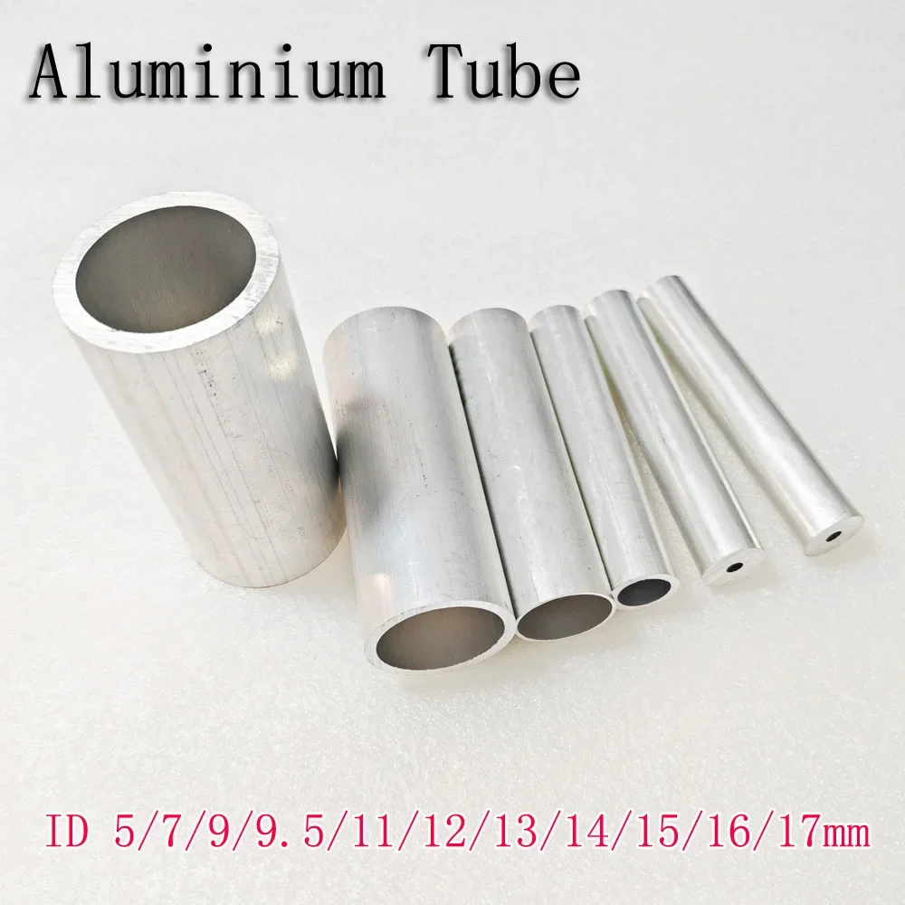 1Pc 6061 Aluminium Alloy Tube OD 19mm Hollow Straight Round Aluminum Pipe CNC Metal ID 5/7/9/9.5/11/12/13/14/15/16/17mm