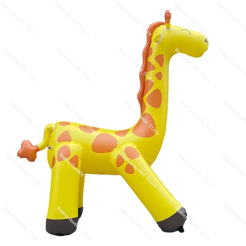 

2.2m Inflatable Sprinkler Giraffe, Water Park Toy for Kids, Outdoor Lawn Play