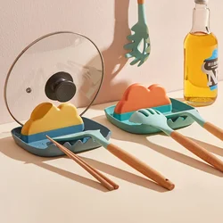 Plastic Spoon Rest Kitchen Organizer for Fork Spatula Rack Spoon Holder Stand Tableware Storage Rack for Spoon Pot Lid Holder