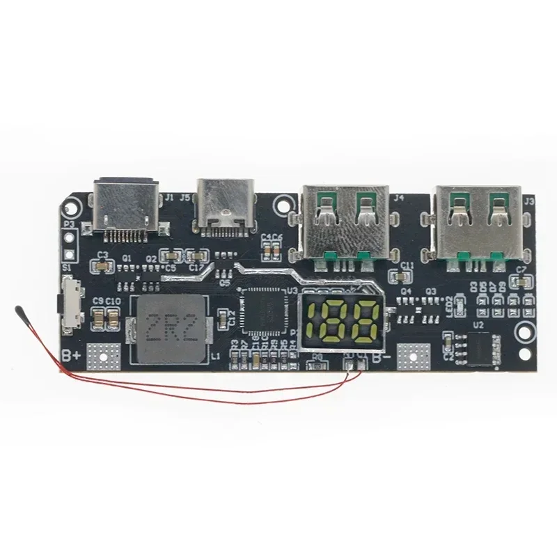 QC4.0 QC3.0 LED Dual USB 5V 4.5A 22.5W Micro/Type-C USB Mobile Power Bank 18650 Charging Module Temperature / Circuit Protection - view 5