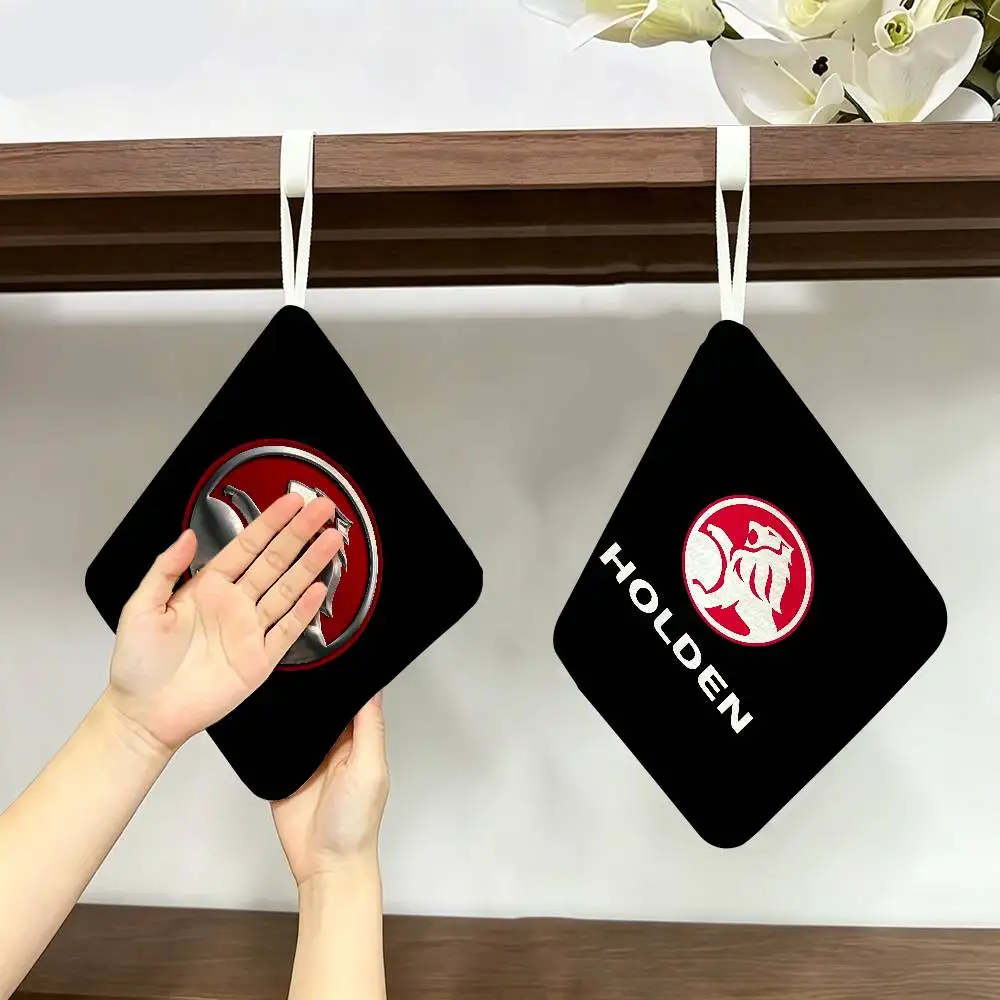 H-Holdens Car Polyester Cotton Daily Towel, Hanging Kitchen Hand Wiping Cloth, Durable for Whole House Use