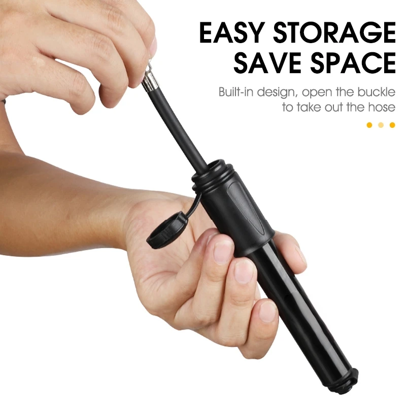 

Mini Bike Pump 100PSI Schrader Presta Valve MTB Road Cycling Pump Aluminum Alloy Bicycle Hand Air Pump Tire Inflator