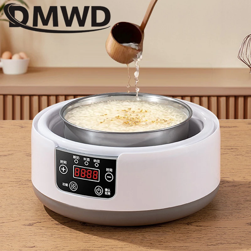 DMWD 110V/220V Multifunctional Yogurt Maker Automatic Leben Enzyme Fermentation Machine DIY Yogurt Natto Rice Wine Ferment Tool