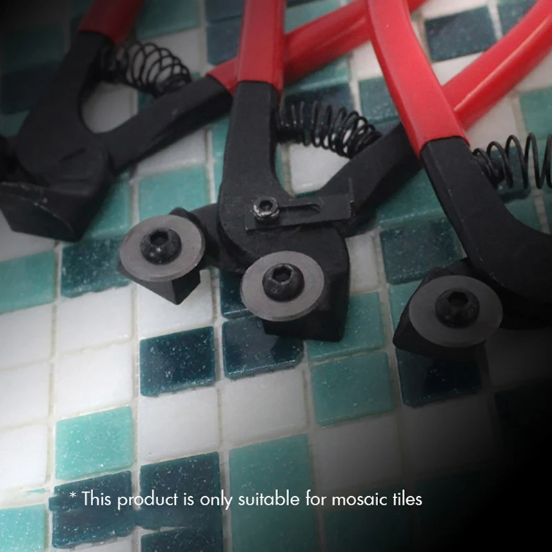 Double Roller Wheel Blades Mosaic Cutting Plier Glass Cutting Nipper for Tile Cutting Mosaic Carbide Blades