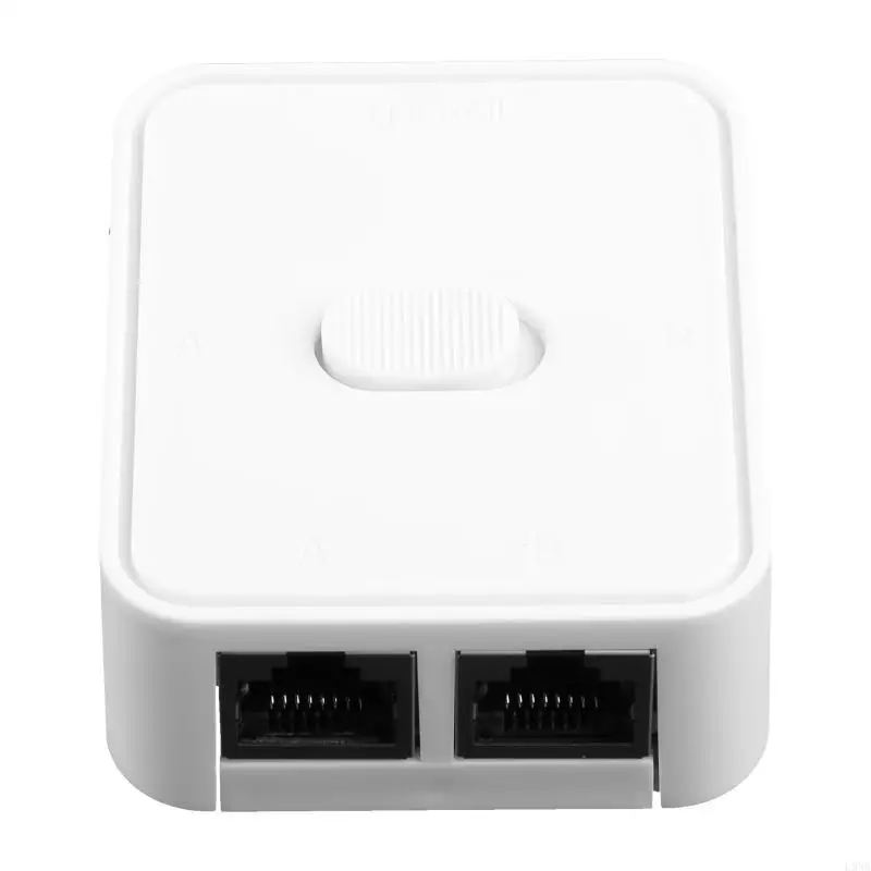 L9NA 2 Port RJ45 LAN CAT6 Switch Selector 1000Mbps 2 In 1 Out/1 In 2 Out Internal External Switcher Splitter