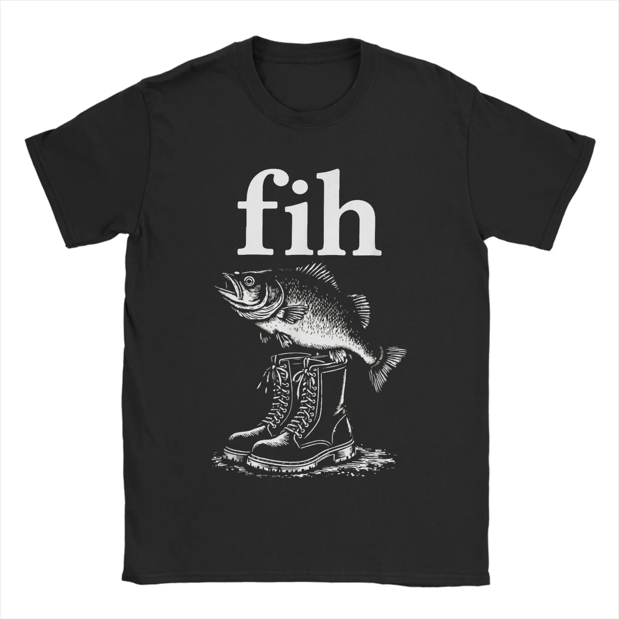 

Vintage T-Shirt Fih Shoes Funny Misspelled Fish Meme Fih Calling Humor TShirts Tshirt for Women Short Sleeve Tees Graphic Y2K