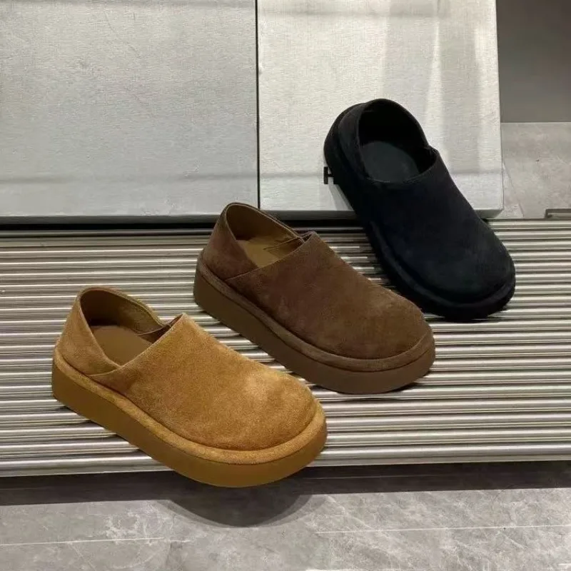 

Новые женские утепленные пушистые мюли из натуральной кожи с матовой односторонней отделкой, на хлопковой подкладке, без застежек, все включено