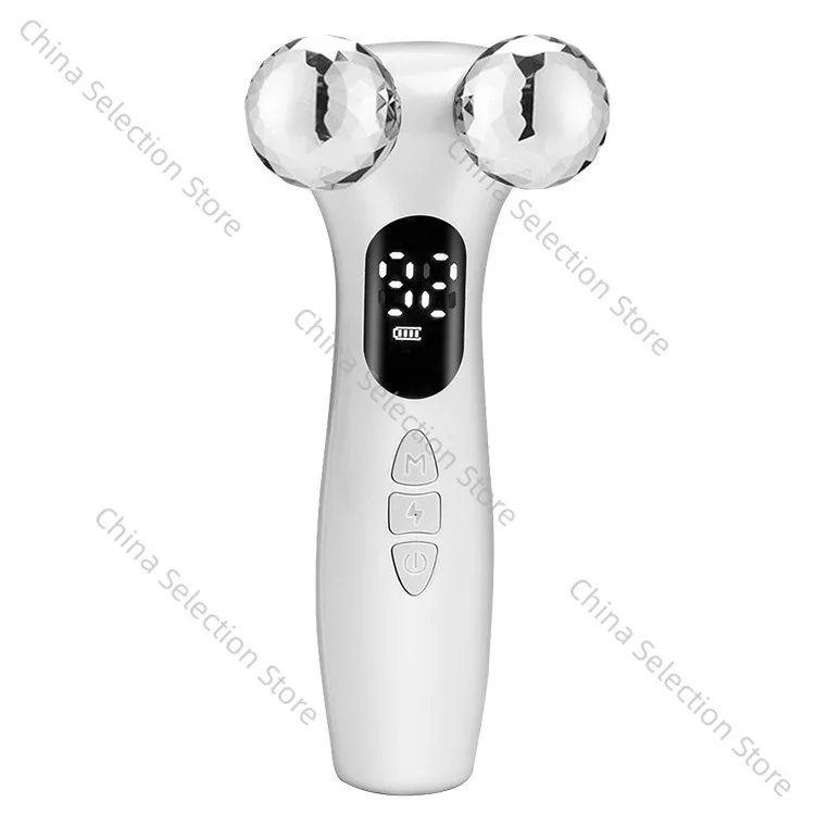 4D Pulse Roller Instrument EMS Micro-electric Vibration Introduction Beauty Instrument Facial Roller Beauty Instrument