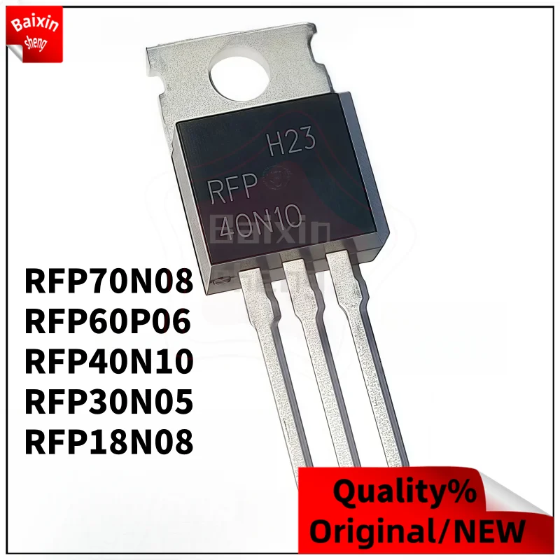 

10PCS NEW RFP70N08,RFP60P06,RFP40N10,RFP30N05,RFP18N08,TO-220,MOS field-effect transistor,Multiple models, quantity selection