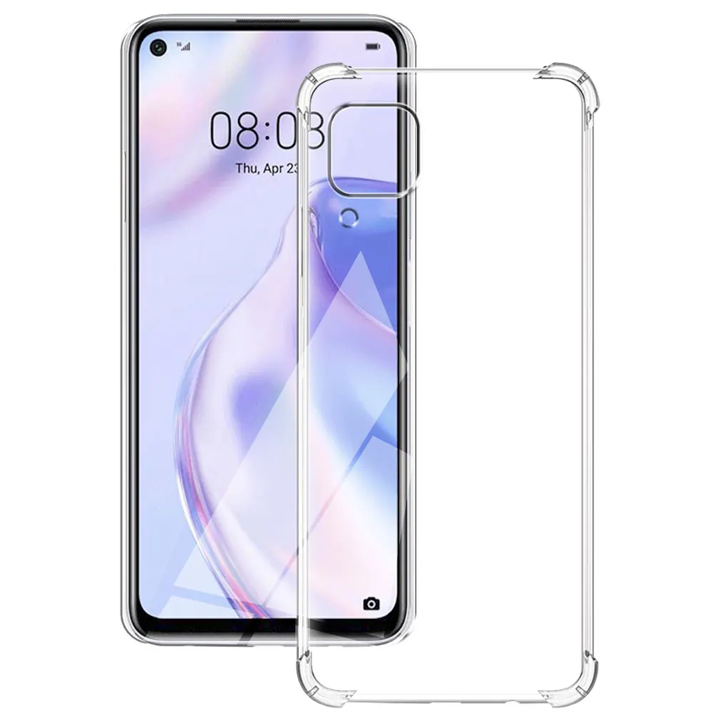 Shockproof Case For Huawei P40 Lite Silicone Soft Transparent Cases For Huawei P40Lite Clear Cover For HuaweiP40lite Funda Coque