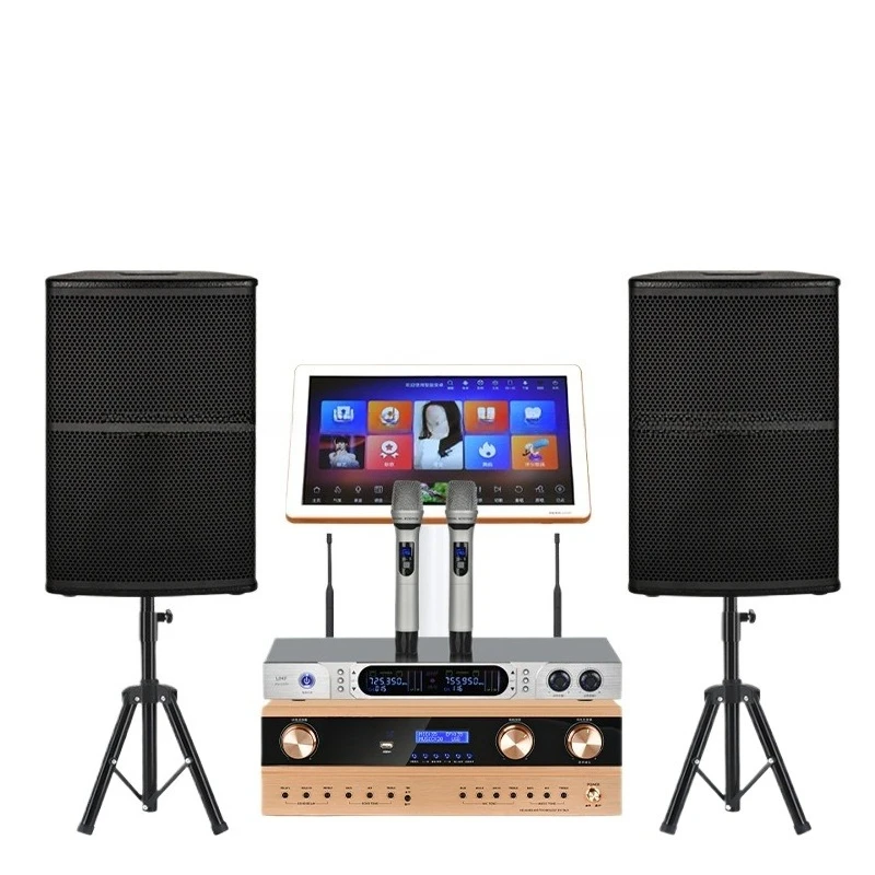 A full set of home ktv audio sets, jukebox k song conference room wedding