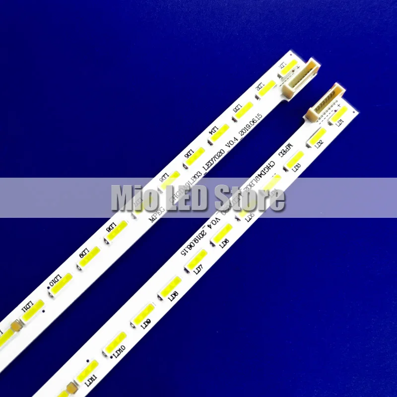 

100%new 10pcs LED backlight strip for UD49C6000ID UD49C6000iD CHGD49LB03-LED7020-V0.4 536mm