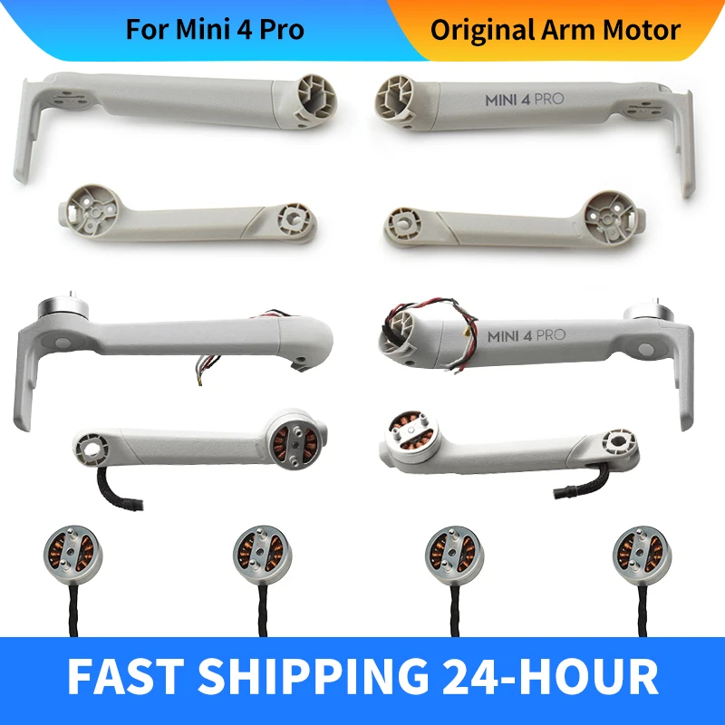 

Оригинальные запасные части для рук Mini 4 Pro, аксессуары для ремонта двигателя Mini 4 Pro, рычаг силового двигателя дрона