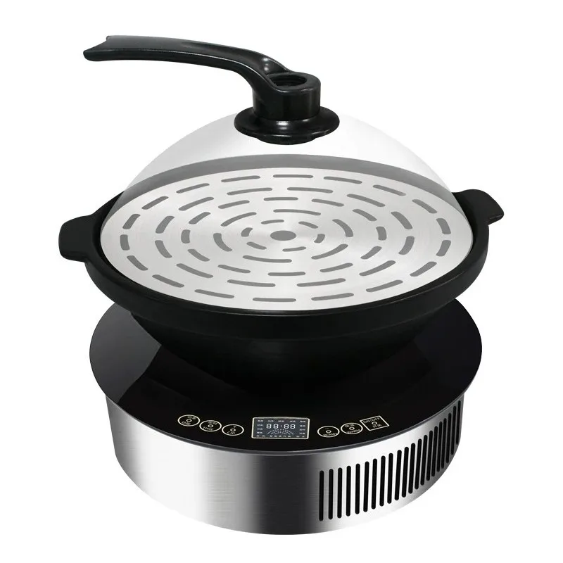 Smart Electric Steamer  Multi-Function Steam Pot for Seafood Hot Pot Home