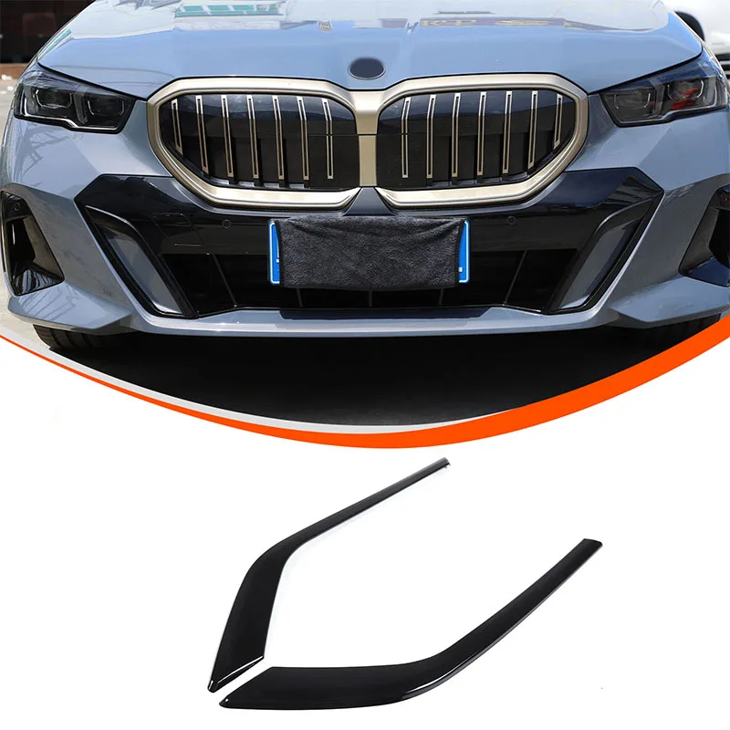 

Zinky Car Front Fog Light Trim Strip for BMW 5 Series i5 G60 2024 + Sports Version ABS Exterior Accessories 2 Pcs