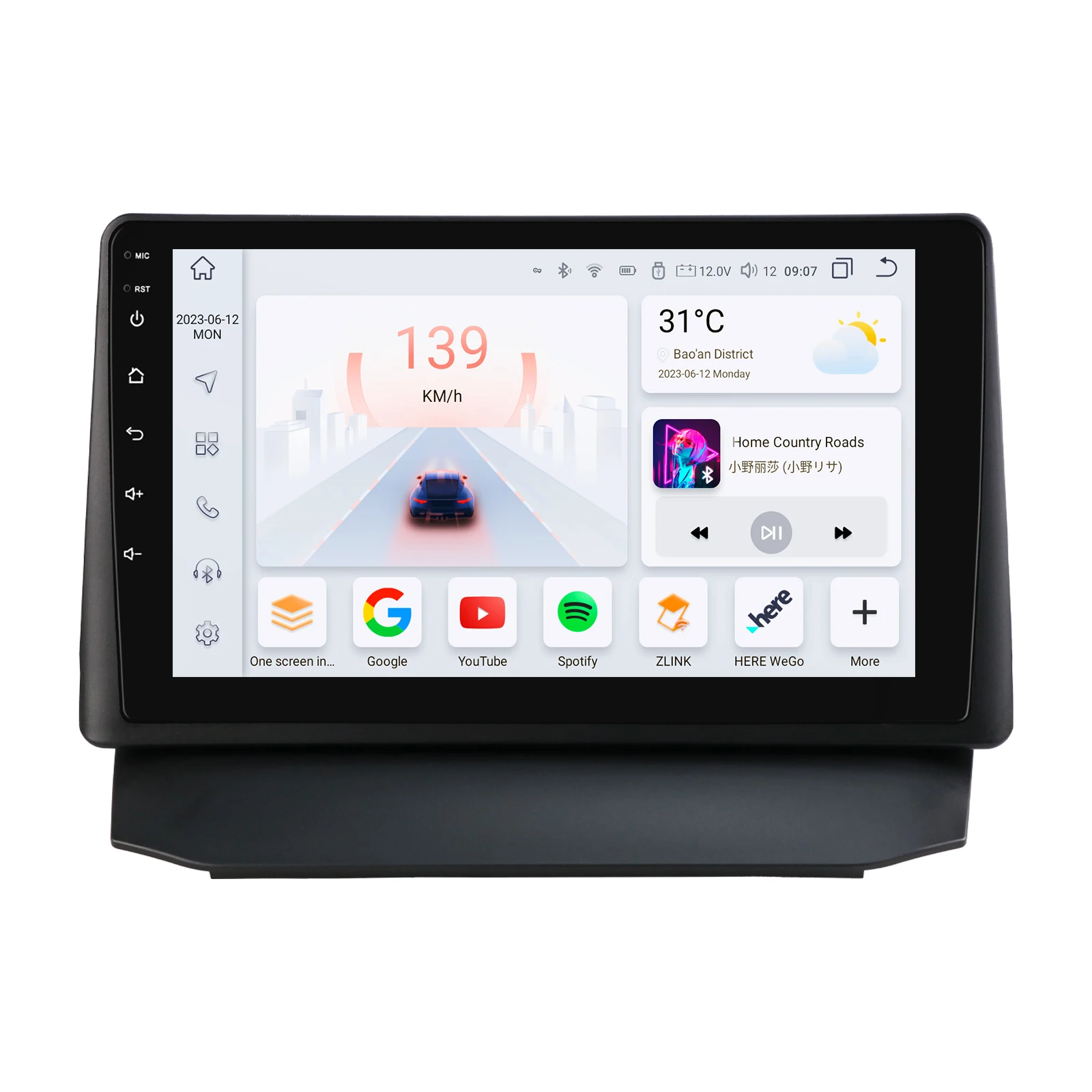 Android 15 Car Radio For Ford Fiesta MK6 MK7 2009 - 2016 with PASS AIRBAG OFF button only Carplay Android Auto Stereo Player GPS Navigation Wifi Video Autoradio Car Intelligent Systems AI Voice 4G WiFi 8 Core Plug&Play Head Unit Automotive Monitor Screen