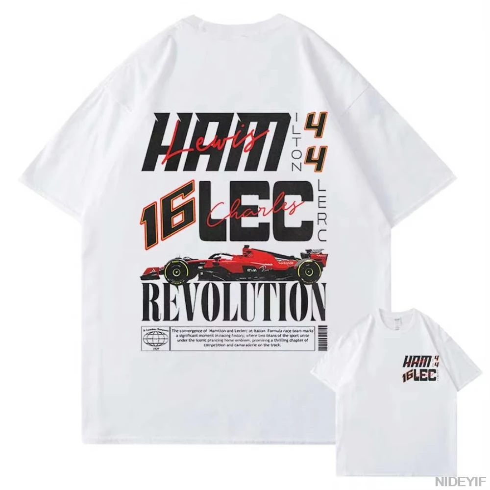 Lewis Hamilton Shirt Formula Racing Driver British Championship Fans Tshirt cotton vintage hiphop tee