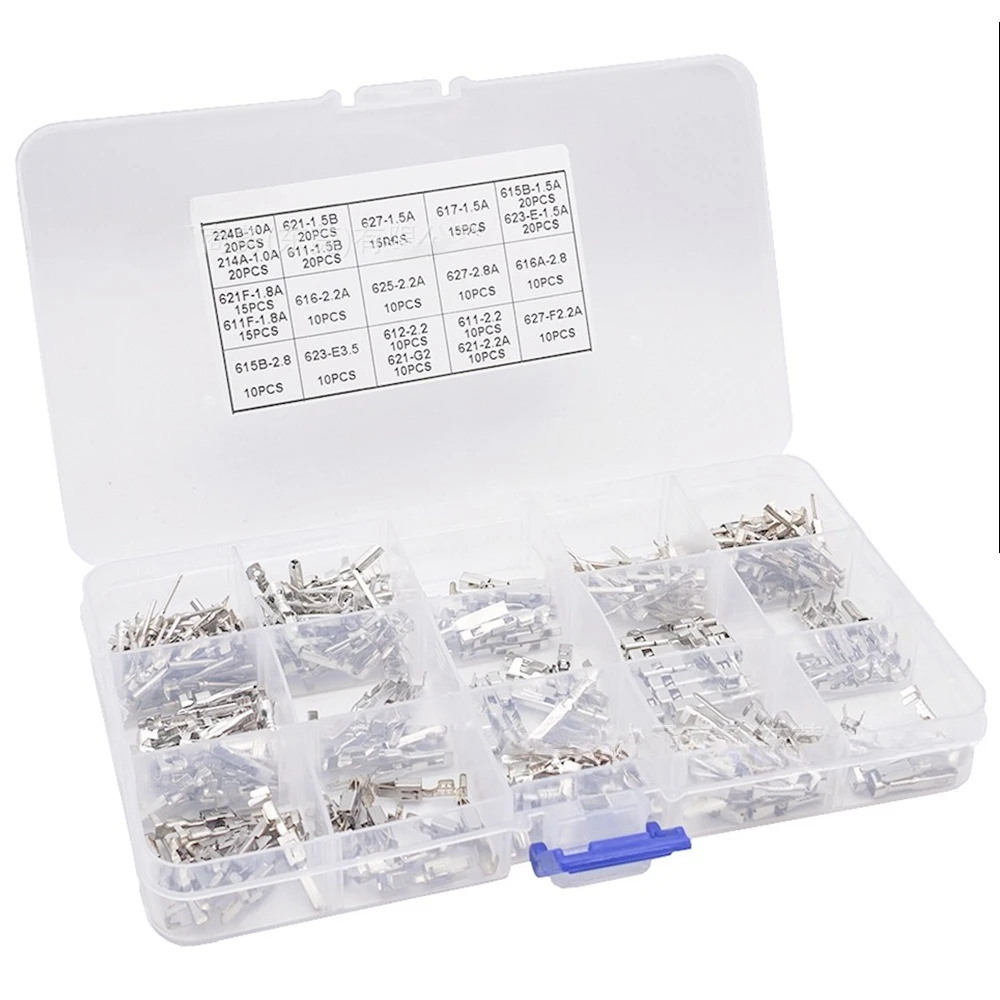 Crimp Terminal Kit, 290Pcs Male Female Wire Connectors Terminal Assortment with SN‑58B Ratchet Crimping Tool,1‑3.5mm Wire