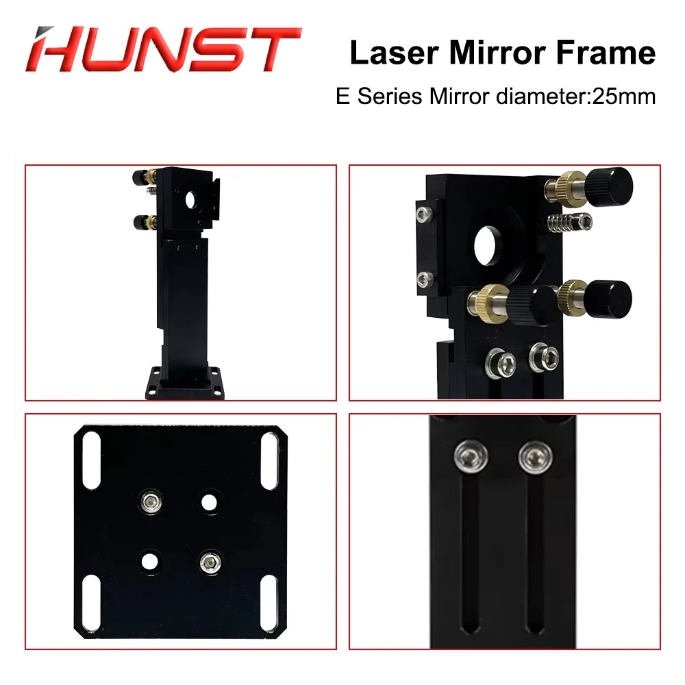 HUNST E Series CO2 First Reflector 25mm Mounting Bracket Laser Cutting Cutter Integrated Reflector Bracket