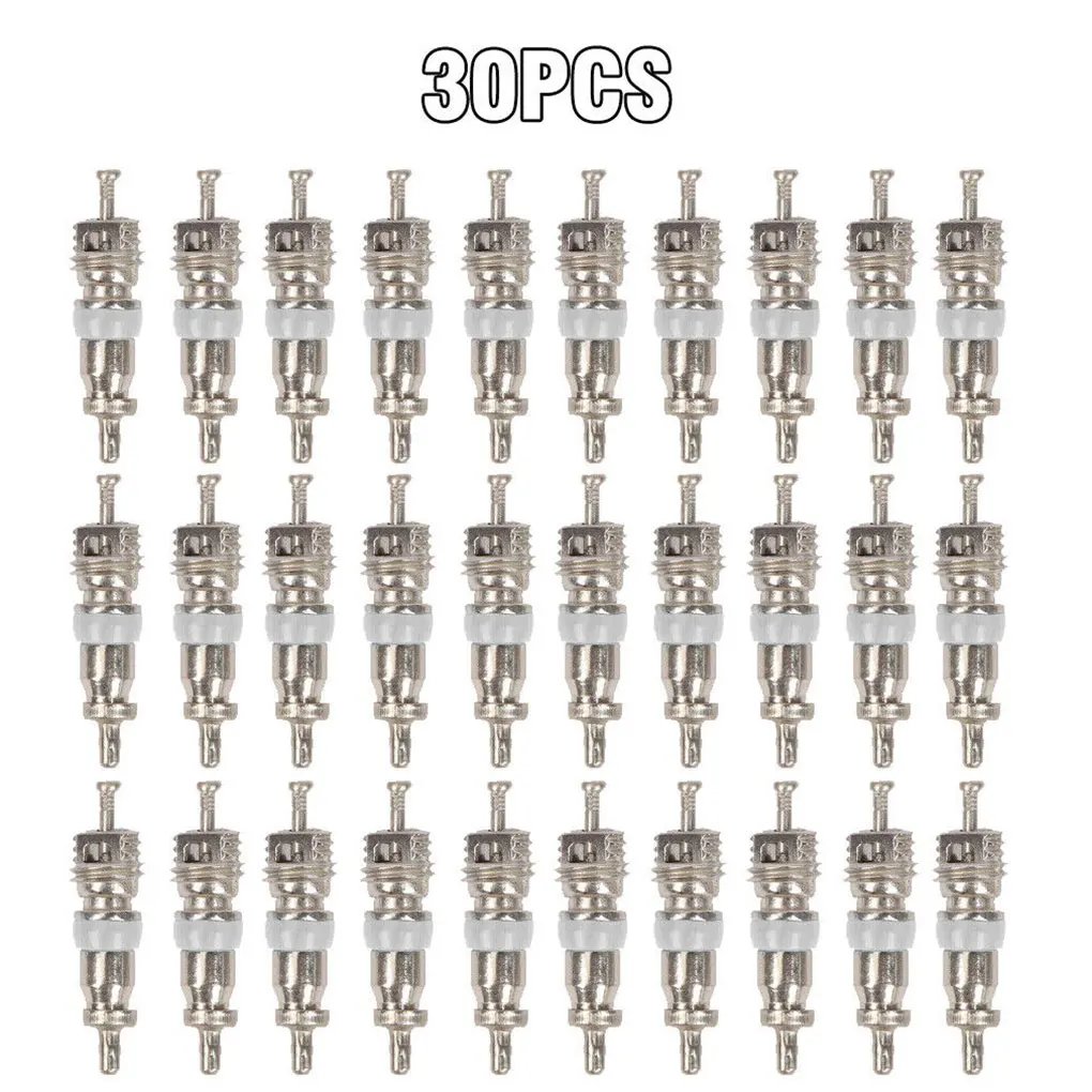 Metal Premium Car Valve - Waterproof And Sunscreen Protection Real No Fading Conditioning Valve Core Car Tire Assortment 134PCS