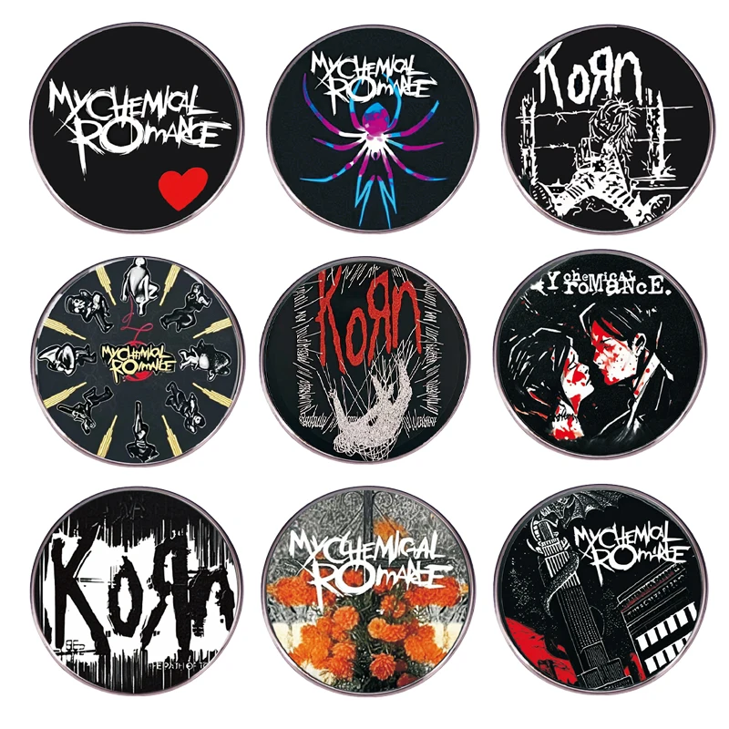 New Pop Music Singer Pin Rock Band Alloy Badge Brooch Fan Collection Jewelry Gift Clothes Bag Accessories Wholesale