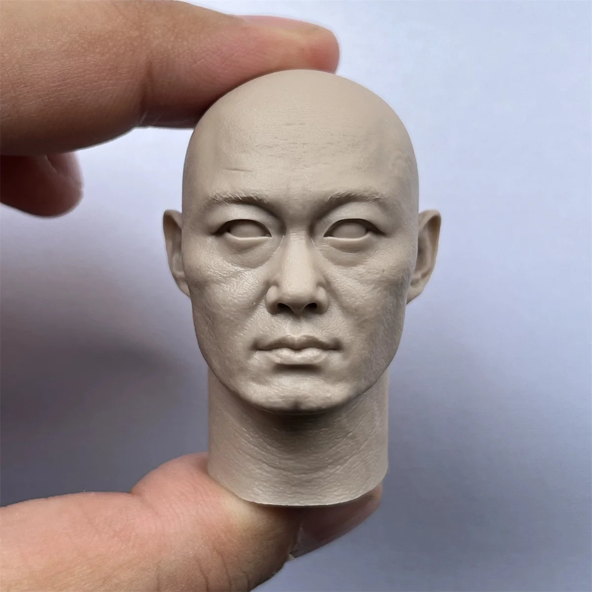 Unpanited   Male Head Carving  Eason Chan Asia Singer   Actor  PVC Soldier  Model 1/6 Scale Action Figure Body Toys