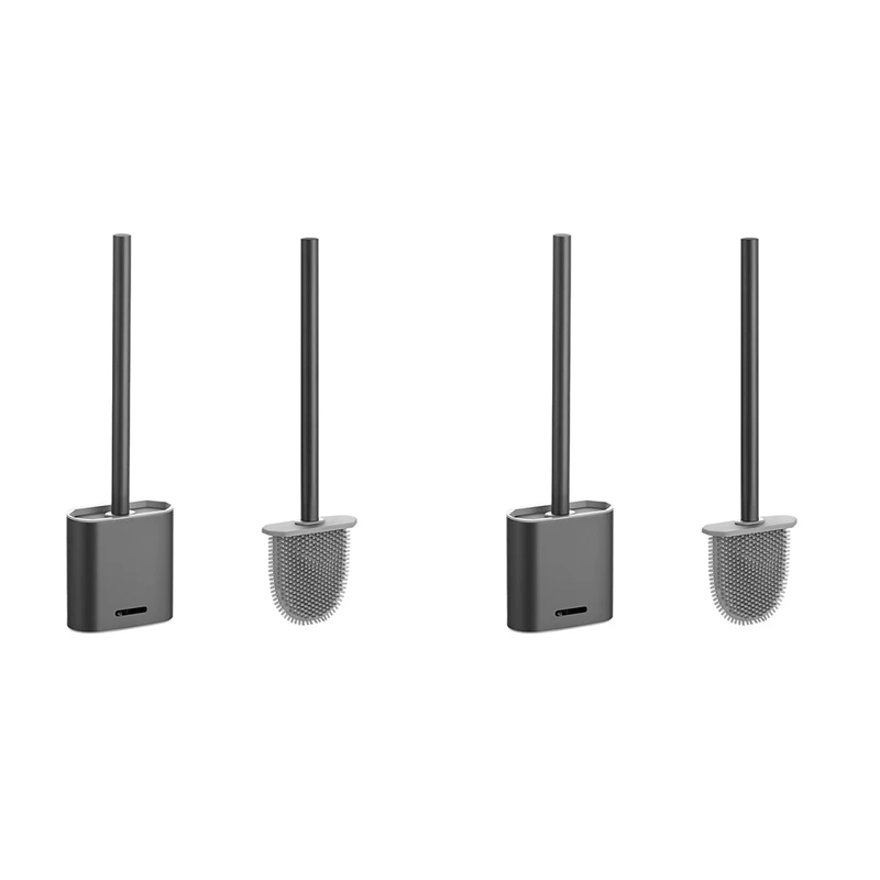 

2 шт., силиконовая щетка для унитаза