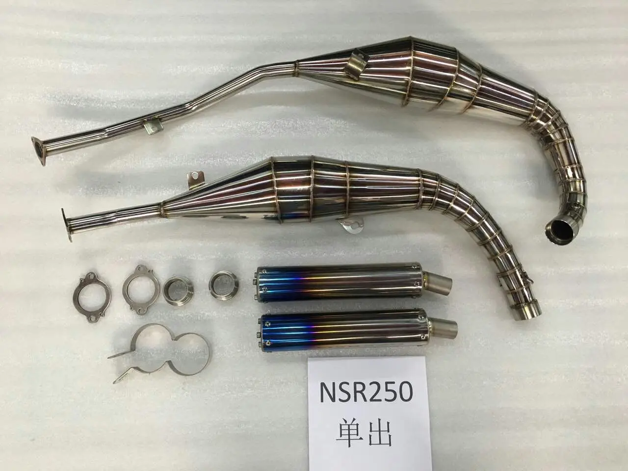 Factory Direct Selling Motorcycle Stainless Steel Exhaust Pipe Parts for 1000cc Naked Bike, Aftermarket Muffler, Escape Parts