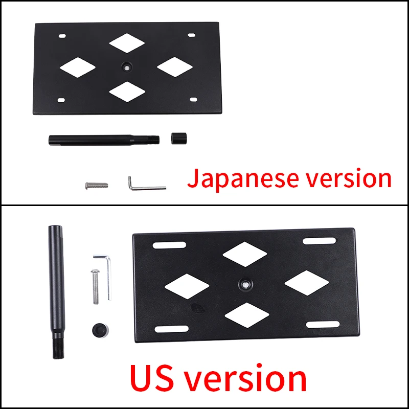 For Subaru WRX VB 2022-2025 Levorg VN Forester SK 2019-2024 Side License Plate Bracket Aluminum Tow Hook Mount Fit US JP Plate