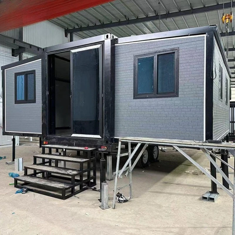 Customized 2 3 Bedrooms Folding Room Container House Prefabricated Container Home Summerhouses Vacation House Mobile House Folda
