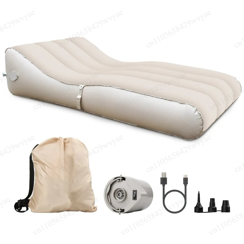 Inflatable Couch Air Sofa Bed, Portable Air Chair for Camping Beach Travel Picnic Outdoor Use