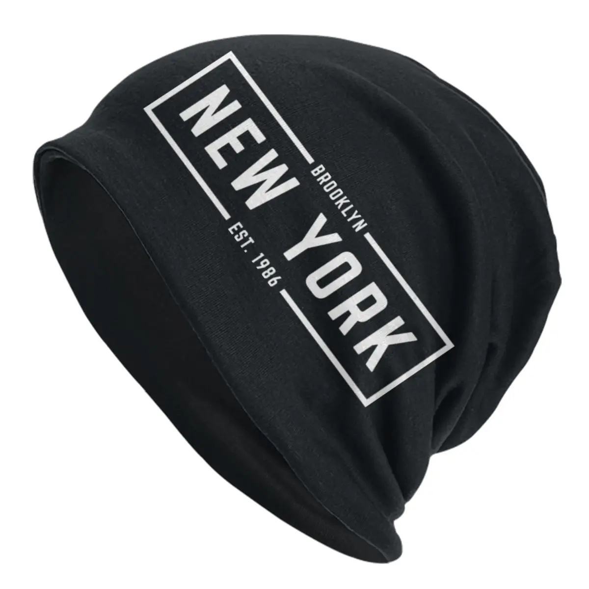 

Шапки-бини Brooklyn Skullies на заказ для мужчин и женщин, унисекс, уличная зимняя теплая вязаная шапка для взрослых, шапки с капюшоном Brooklyn New York