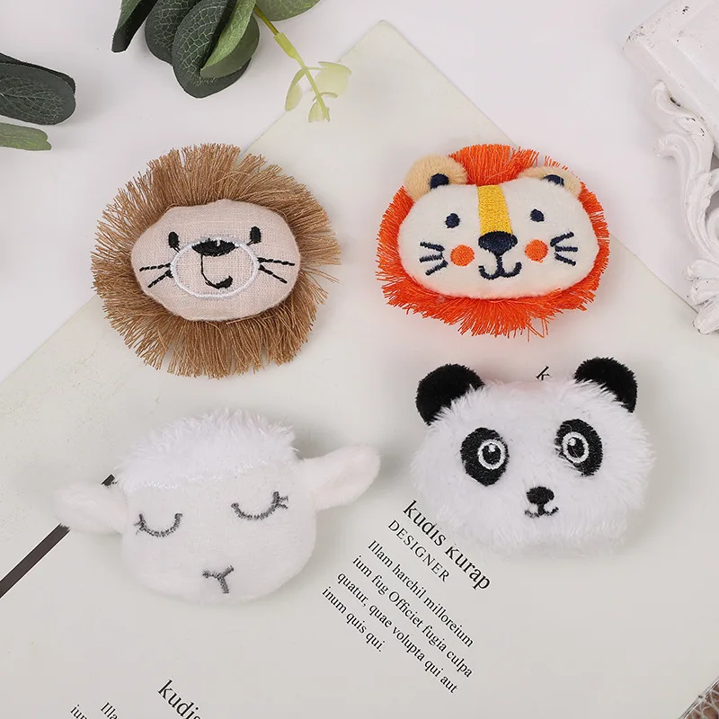 

200pcs/lot Wholesale Plush Animal Doll Toy Head Cartoon Accessories Sheep Lion Bags Shoes,Deposit First to Get Discount much