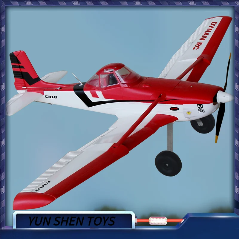 

Dynam Cessna188 спортивное внедорожное большое колесо, собирающее настоящее фермерское крыло с дистанционным управлением длиной 1,5 м, фиксированное крыло, giving a gift t