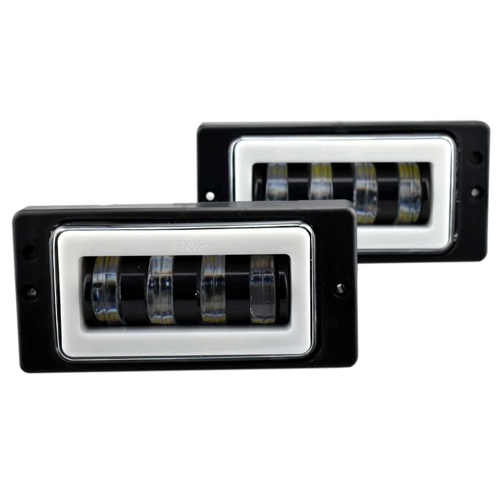 LED Fog Lamp Lights, Anti-Fog Headlight, 12 24V, Daytime Running Lights, DRL for Lada 2110 2111 2112 2113 2114 2115