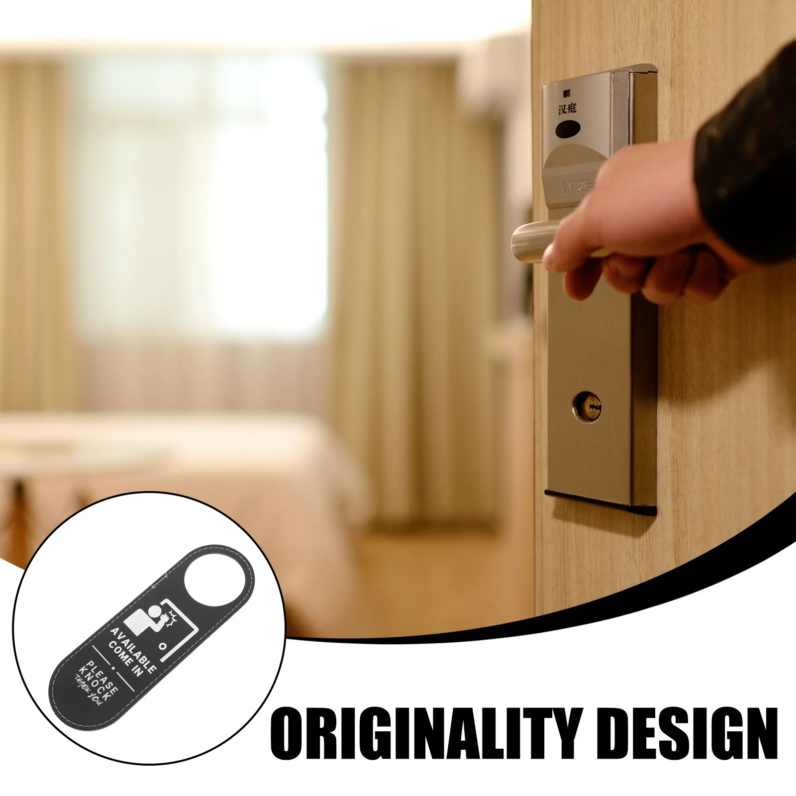 

Do Not Disturb Door Hanger Sign Double Sided Hotel Office Door Knob Hanger Room Doorknob Tag Easy Mount