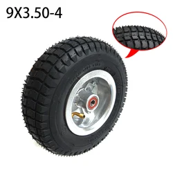 9x3.50-4 Pneumatic Tire Wheel for Electric Gas Scooters, Pocket Bikes, Mower, Go Karts 9 * 3.50-4 Wheel Tyre