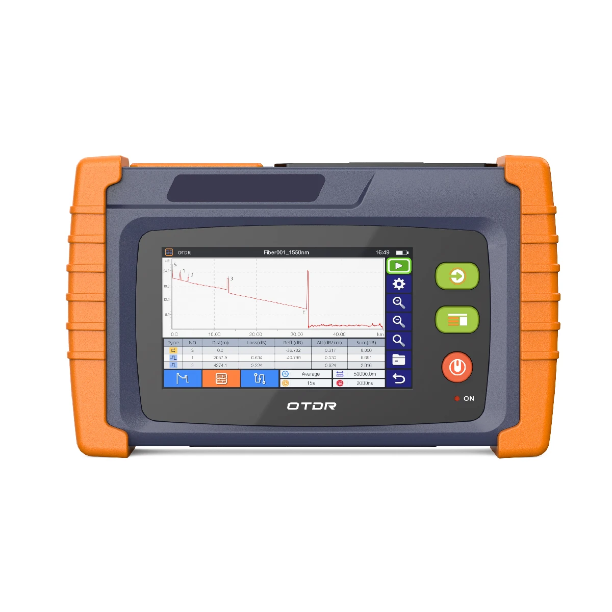 KomShine QX43-S2 1310/1550nm 31/29dB  FTTx OTDR Multi-function Fiber Optic Tester
